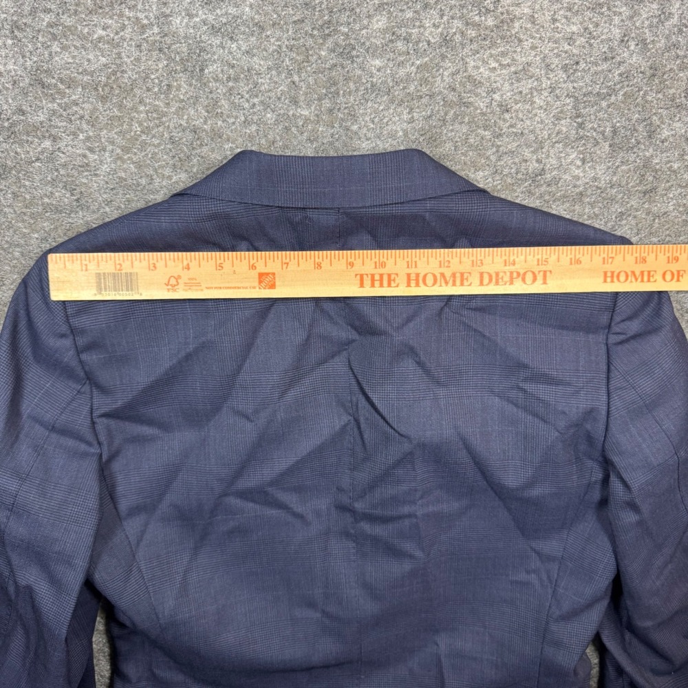 Suitsupply Lazio Blazer Jacket Mens 40L Vitale Barberis Canonico Navy Glen Check - Picture 12 of 13